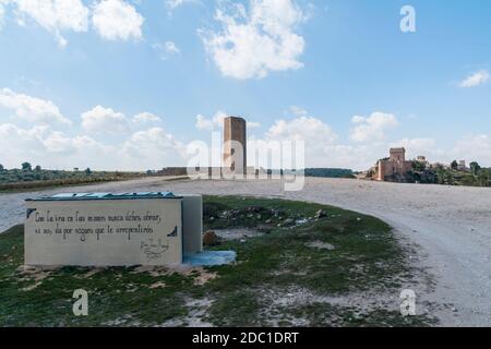 Alarcón. Provincia de Cuenca. Castilla la Mancha. España. Stockfoto