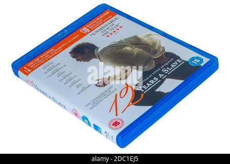 12 Jahre eine Slave blu-ray Disc (DVD) Stockfoto