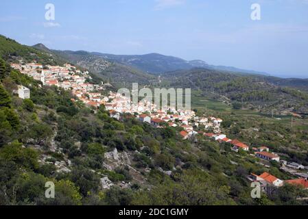 Smokvica Korcula Insel Kroatien Stockfoto