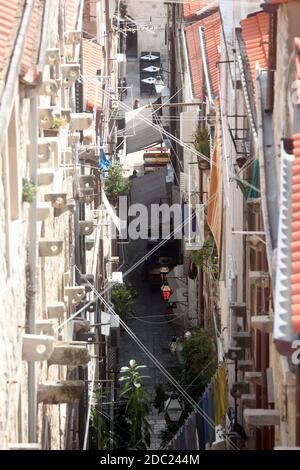 Straße in Dubrovnik Stockfoto