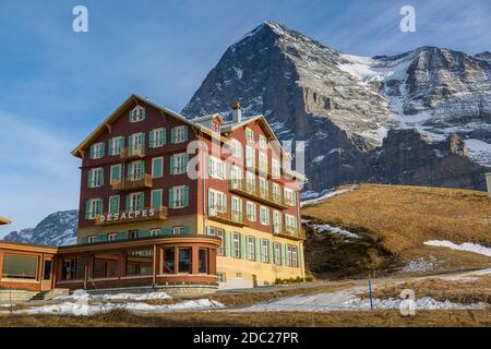 Kleine Scheidegg, Jungfrau Region, Berner Oberland, Schweizer Alpen, Schweiz, Europa Stockfoto