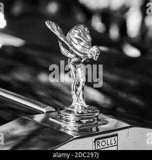 Rolls Royce Spirit of Ecstasy Haube Ornament Stockfoto