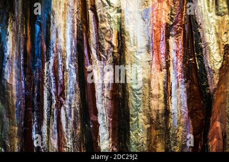 Abstrakte Kunst Hintergrund Textur Design. Aquarell Malerei weich strukturiert auf nassem Papier. Stockfoto