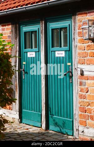 Wc Schild Stockfoto