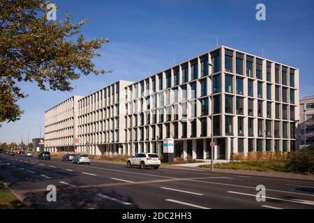 Der Hauptsitz der GAG Immobilien AG im Kölner Stadtteil Kalk. Die Hauptverwaltung der GAG Immobilien AG im Stadtteil Kalk, Köln Stockfoto