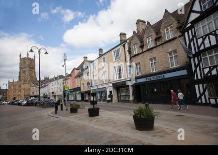 Cirencester, Gloucestershire, UK 05 15 2020 das Stadtzentrum von Cirencester, Gloucestershire, UK Stockfoto