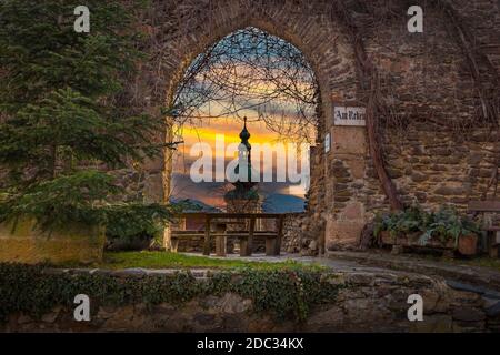 Stein an der Donau. Krems. Wachau. Österreich. Stockfoto