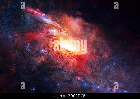 Weltraum Kunst. Starfield. Tolle Nebel. Elemente dieses Bildes, die von der NASA eingerichtet wurden. Stockfoto