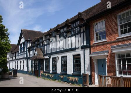 Gebäude in der Altstadt von Beaconsfield in Großbritannien Stockfoto