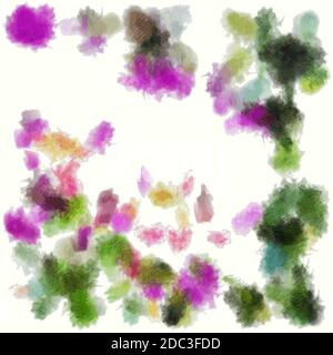 Abstrakt bunten handgezeichneten Hintergrund. Stock Vektor