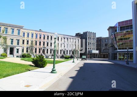 Schöne Aussicht auf eine der studious Paramount Bilder. USA. Los Angeles. Stockfoto