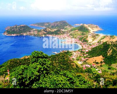 "Terre-de-Haut" auf der "Iles des Saintes", Guadeloupe Stockfoto