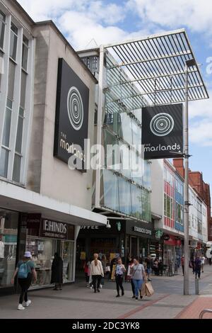 Das Marlands Shopping Centre Inn Southampton, Hampshire in Großbritannien, wurde am 10. Juli 2020 eröffnet Stockfoto