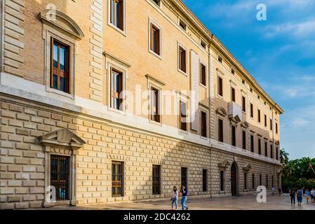 Malaga Museum im alten Zollgebäude. Málaga, Andalucía, Spanien, Europa Stockfoto