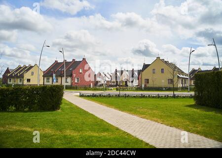 Kaliningrad, Russland - 10. Mai 2020: Innovativer Cluster Technopolis GS in Gusev. Kaliningrad. Stockfoto