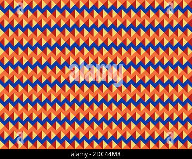 Geometrisches abstraktes Musterdesign. Inspirierende Vektorgrafiken Collage mit einfachen geometrischen Formen und Grunge-Textur gemacht Stock Vektor