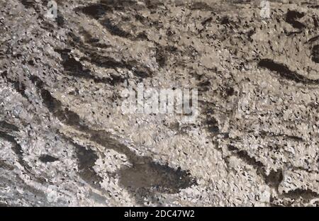 Die Textur von Naturstein, Sandstein, Kalkstein, Granit Stock Vektor