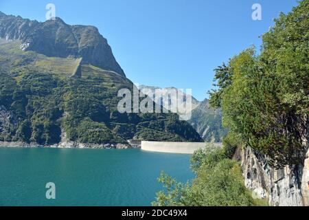 Zillergründl Stausee in den Zillertaler Alpen Stockfoto