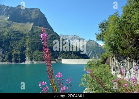 Zillergründl Stausee in den Zillertaler Alpen Stockfoto