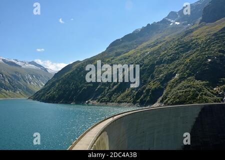 Zillergründl Stausee in den Zillertaler Alpen Stockfoto