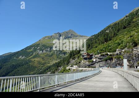 Zillergründl Stausee in den Zillertaler Alpen Stockfoto