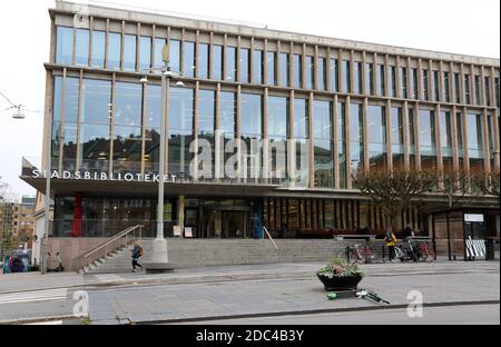 Göteborger Stadtbibliothek auf Gotaplatsen Stockfoto