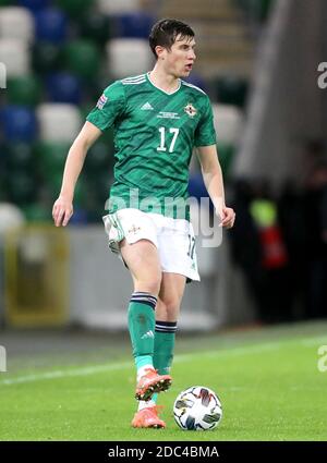 Paddy McNair aus Nordirland während des Spiels der UEFA Nations League im Windsor Park, Belfast. Stockfoto