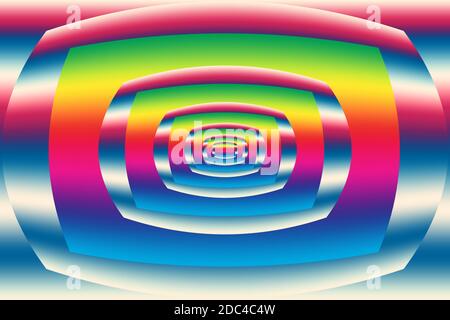 Eine abstrakte psychedelischen Hintergrundbild. Stockfoto