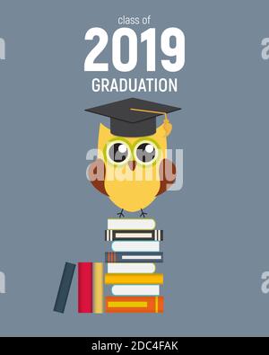 Klasse der 2019 Graduuarion Ausbildung Hintergrund. Abbildung Stockfoto