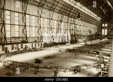 Bauarbeiten und Details der Graf Zeppelin LZ 127 Stockfoto
