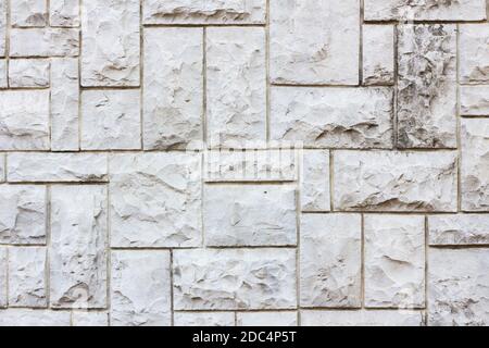 Schieferstein Wand oder Pfad Muster Hintergrund mit Textur. Stockfoto