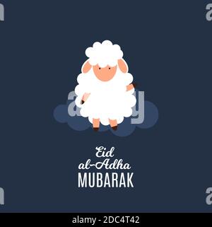 Eid al-Adha, Kurban Bayrami muslim Festival of Sacrifice. illustrator Stockfoto