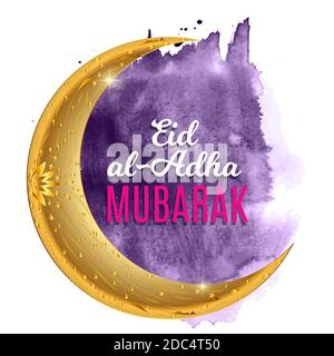 Eid al-Adha, Kurban Bayrami muslim Festival of Sacrifice. illustrator Stockfoto
