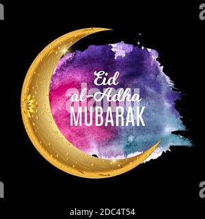 Eid al-Adha, Kurban Bayrami muslim Festival of Sacrifice. illustrator Stockfoto