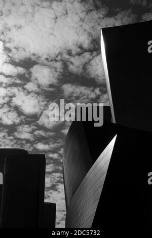 Dramatic Light, Walt Disney Concert Hall, Los Angeles, Kalifornien, USA Stockfoto