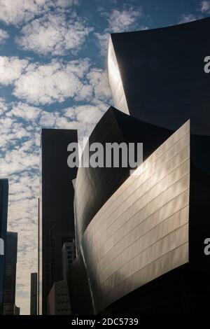 Dramatic Light, Walt Disney Concert Hall, Los Angeles, Kalifornien, USA, Walt Disney Concert Hall, Los Angeles, Kalifornien, USA Stockfoto