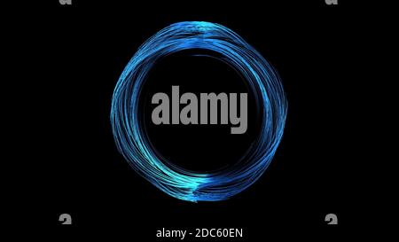Abstrakt, Unternehmenspräsentation Hintergrund, abstrakte kreisförmige Bewegung und Illusion in dynamischer Form. Abstrakter Hintergrund, 4k hohe Qualität, 3D-Rendering Stockfoto