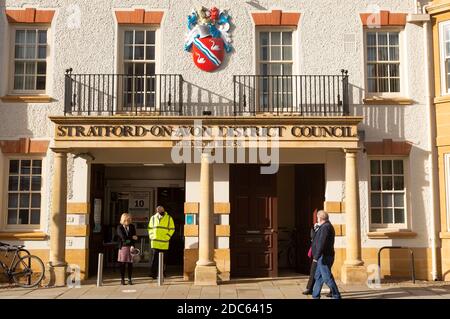 Elizabeth House, Regierungsgebäude, Stratford-upon-Avon, Warwickshire, England, Großbritannien Stockfoto