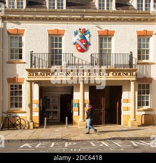 Elizabeth House, Regierungsgebäude, Stratford-upon-Avon, Warwickshire, England, Großbritannien Stockfoto