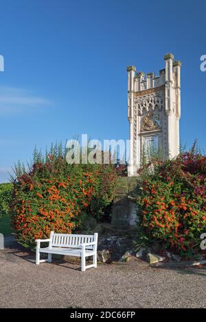 Geographie / Reisen, Deutschland, Hessen, Hochheim am Main, Koenigin-Victoria-Denkmal bei Wine Experience rou, Additional-Rights-Clearance-Info-not-available Stockfoto