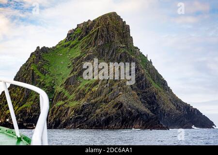 Skellig Michael, Skellig Rock vor der Küste von County Kerry, Irland Stockfoto