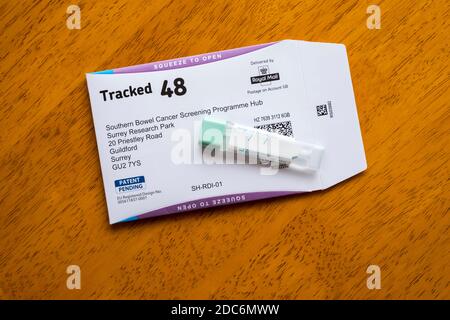 Darmkrebs Screening-Test Stockfoto
