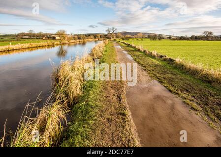 Leeds Liverpool Kanal in der Nähe von Gargrave Stockfoto