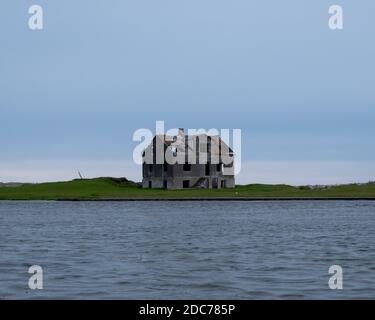 Verlassene Haus in island Stockfoto