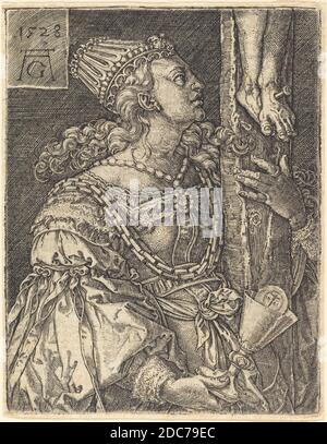 Heinrich Aldegrever, (Künstler), Deutsch, 1502 - 1555/1561, Faith, 1528 Stockfoto