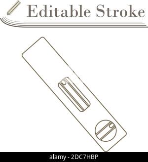 Symbol Für Konstruktionsebene. Bearbeitbare Kontur Einfaches Design. Vektorgrafik. Stock Vektor