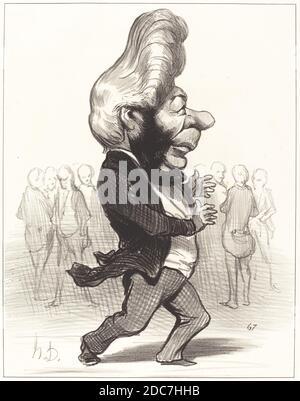 Honoré Daumier, (Künstler), französisch, 1808 - 1879, Ferdinand Favre, Les Représentans représentés (zweite Serie): pl. 22, (Serie), 1849, Lithographie Stockfoto