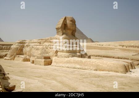 DIE HOCHEBENE VON GIZEH, ÄGYPTEN Stockfoto