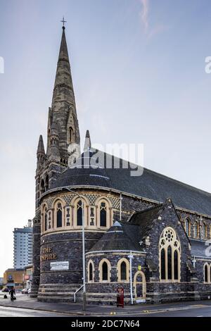 St Mark's Church in Leicester, umgewandelt in eine Konferenz-und Hochzeitslocation bekannt als die Empire Bankettsaal im Jahr 2005. Stockfoto