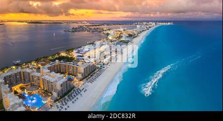 Cancun Strand Stockfoto